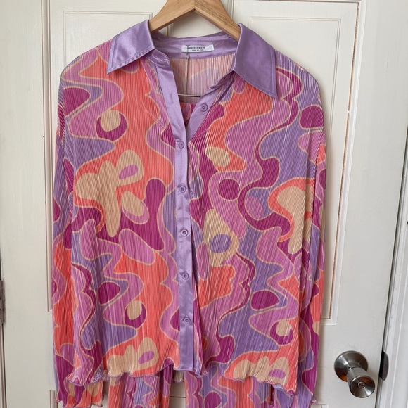 Peppermayo 2 Piece Set Change of Pace Shirt and 90s Muse Pants 0 2 Psychedelic - Picture 3 of 14